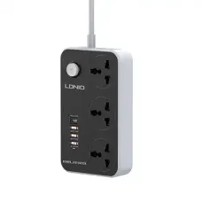 LDNIO SC3412 3 AC Outlets Universal Power Strip